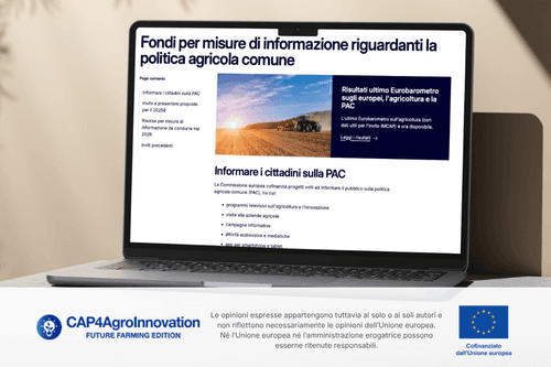 "Future Farming Edition": la nuova edizione di CAP4AgroInnovation