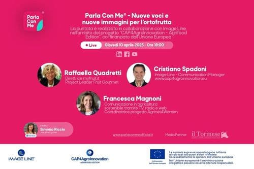 WEBINAR - "Parla con Me®: Nuove voci e nuove immagini per l'ortofrutta"